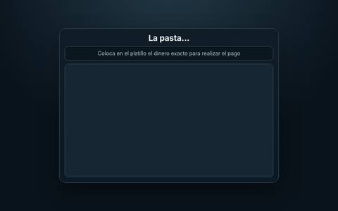 Muestra del acertijo 12: La pasta...