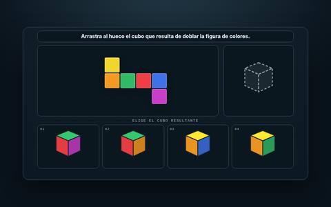 Muestra del acertijo 13: Cubos